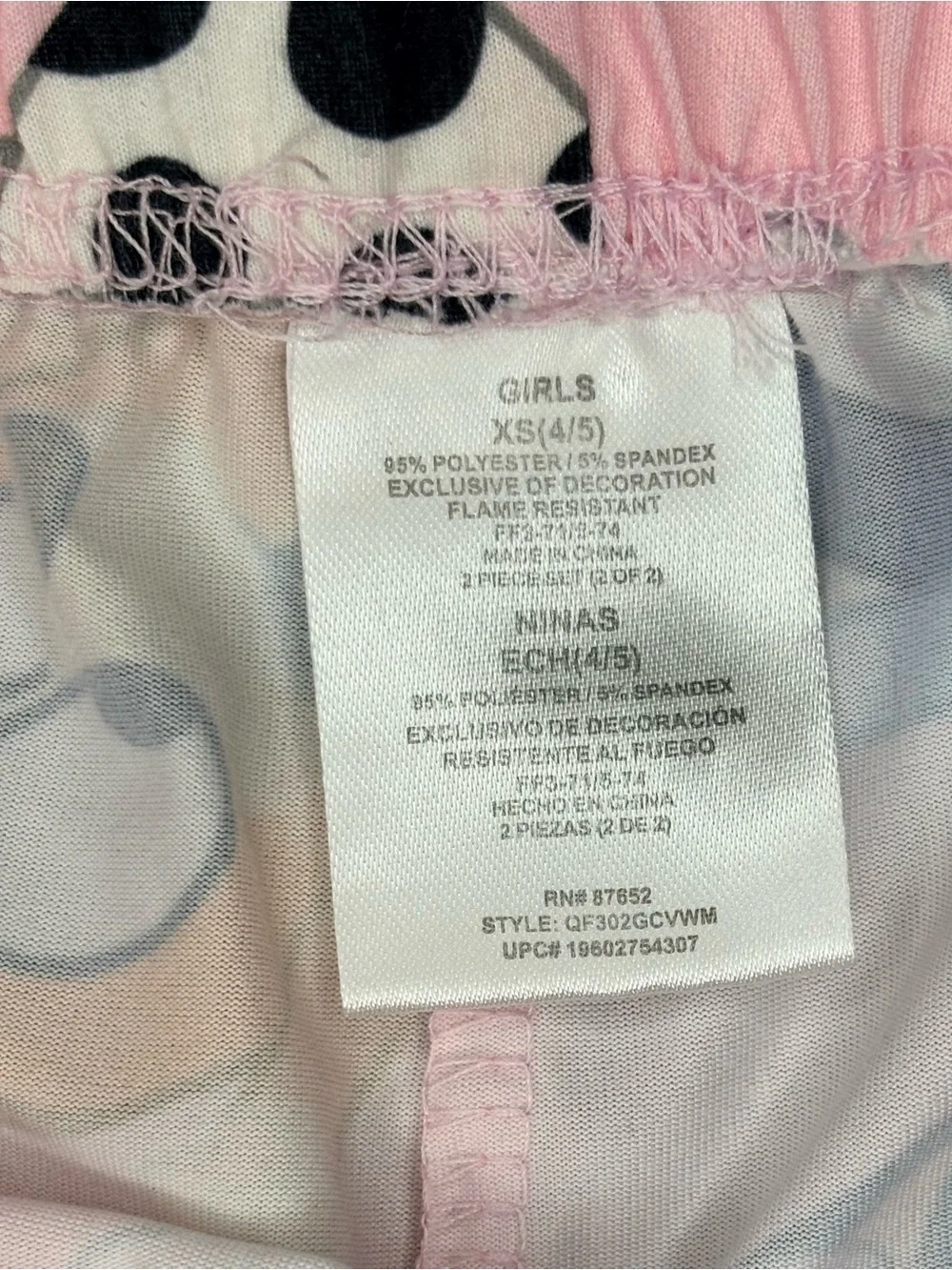 Bluey Girls Pajama Set XS 4/5 Pink Button Front Short Sleeve Shorts